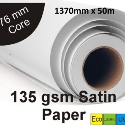 Poster Paper (135gsm) coated for Solvent and Latex inkjet printing