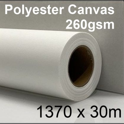 Polyester canvas 260gsm x 1370