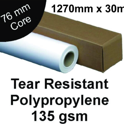 Poly-Print (135gsm) Synthetic Matt Tear Resistant paper