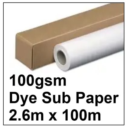 100gsm Dye sub paper 2.6m wide