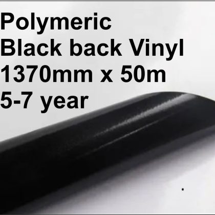 Black Back Vinyl (130mic) Polymeric Vinyl