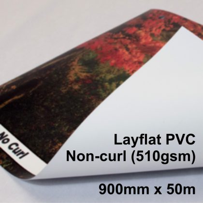 Layflat PVC non-curl