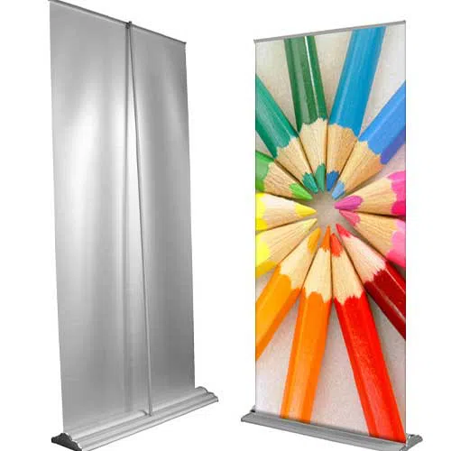 PET Roll-up Banner Film (215mic) coated for Solvent and HP Latex inkjet printing – 914mmx50m roll - Image 2