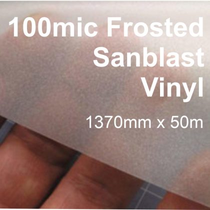 Frosted - sandblast vinyl