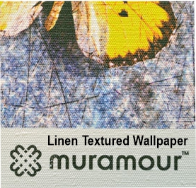 Textured wall paper for digital printing