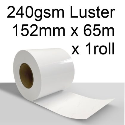 240gsm Luster paper 152mm x 65m