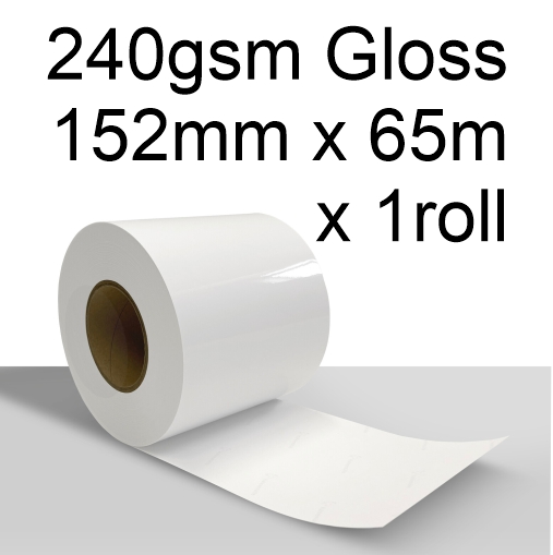 240gsm Gloss Paper 152mm x 65m