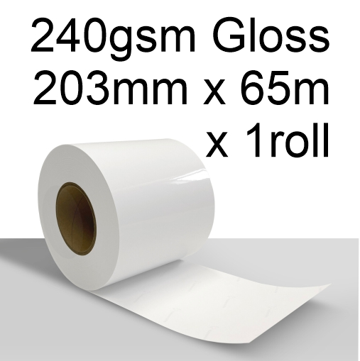 240gsm Gloss Paper 203mm x