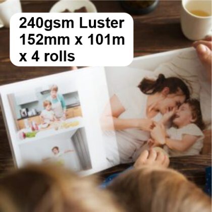 240gsm Luster 152mm x 101m