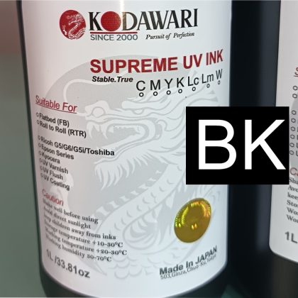 UV-curable Black digital ink
