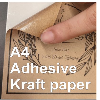 A4 Self-Adhesive Kraft Paper