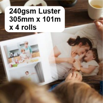 240gsm Luster 305mm x 101m