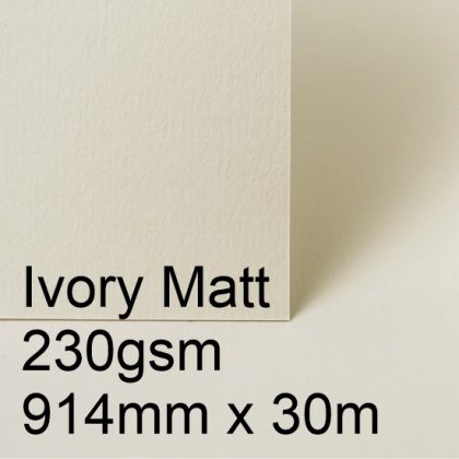 Ivory matt fine art paper