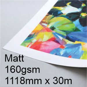 Premium Inkjet Matt Paper (160gsm) professional-grade paper with a premium matt coating designed for photo quality inkjet printing.