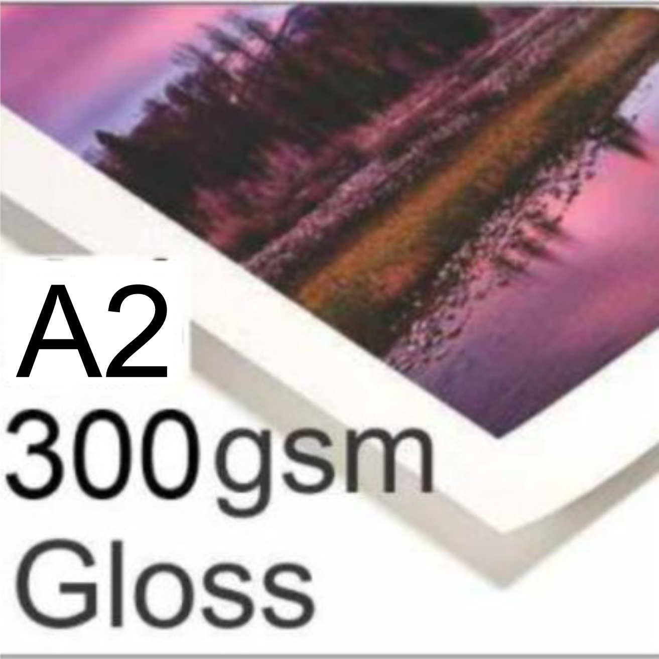 A2 Inkjet Gloss paper 300gsm