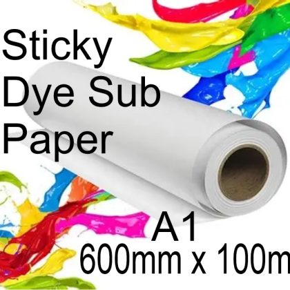 Sticky dye sub paper A1